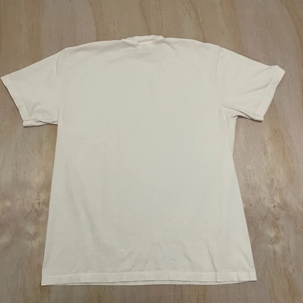 Sardines Social Club Peniche Men's Large Cream Short Sleeve T-Shirt - Picture 4 of 4